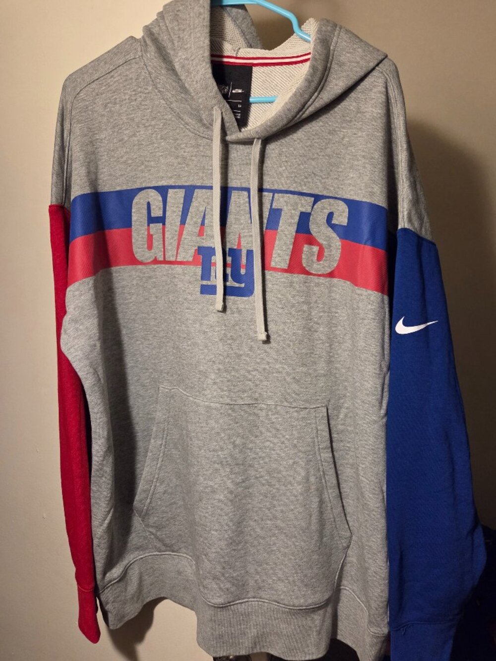 Mens nike NFL NY Giants Hoodie Size XL